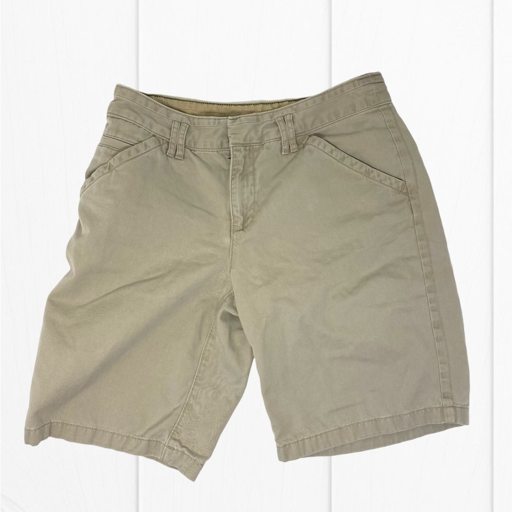 Eddie Bauer Women's Size 2 Shorts Khaki Tan Legend Wash Shorts